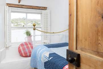 Sit on the window seat and watch the tide ebb and flow.