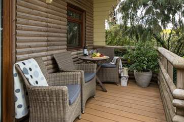 Sit back and relax whilst taking in the beautiful scenery and birdsong.