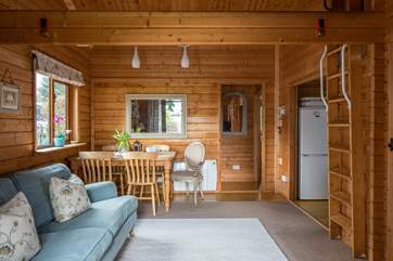 Looking back into The Lodge.