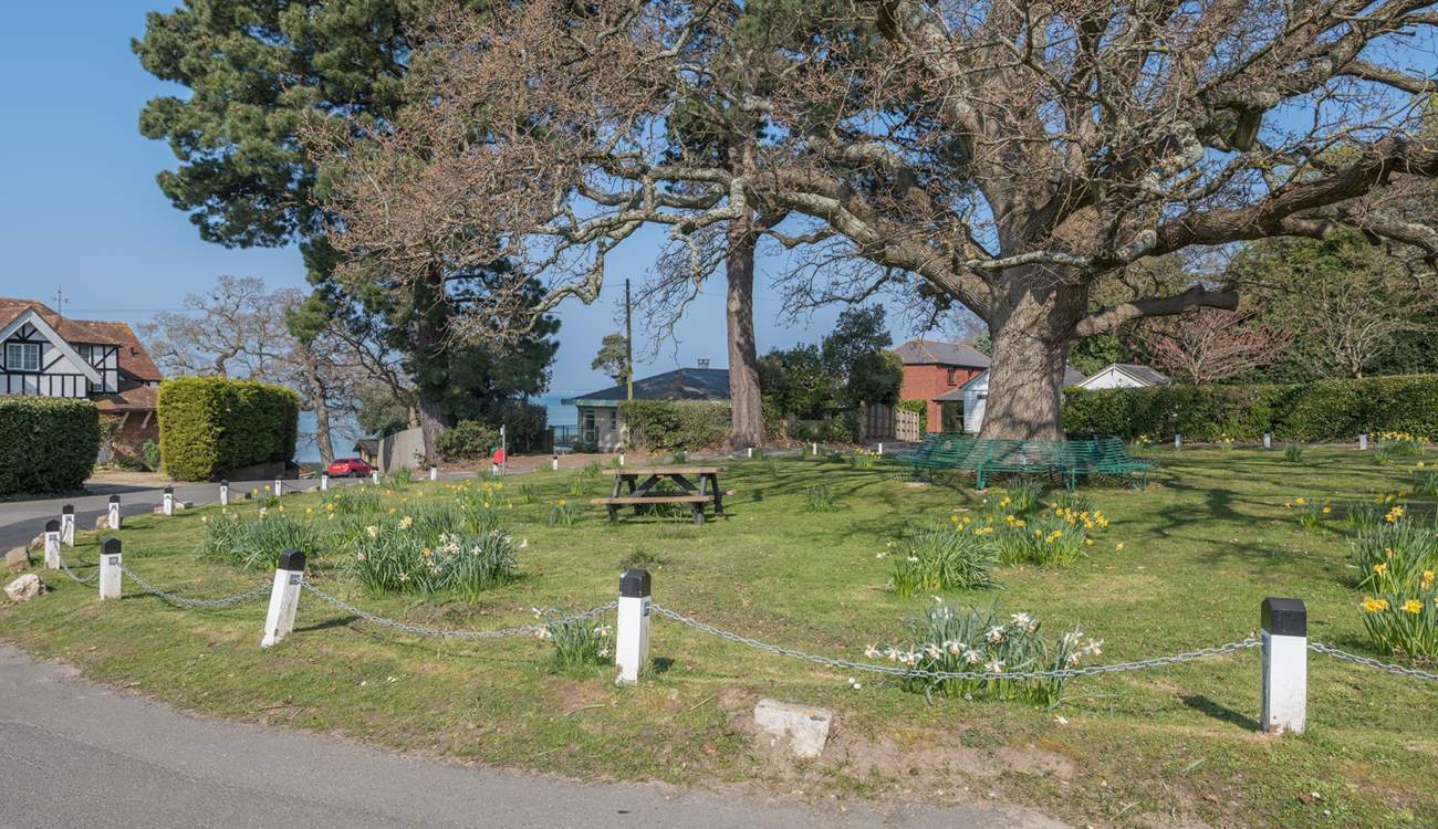 Fishbourne Green takes centre stage in this peaceful location.