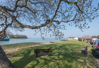 This beach is just a minute's walk from the property.