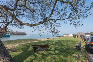 This beach is just a minute's walk from the property