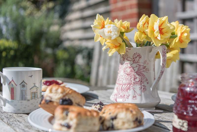 Perhaps a spot of afternoon tea in the garden?