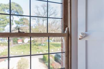 ...and a lovely view looking out to the Fishbourne Green and the sea beyond