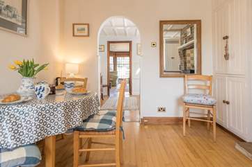 The kitchen/breakfast-room is light and airy throughout