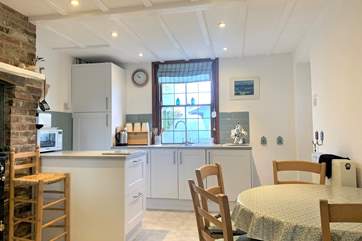 The kitchen/breakfast-room is light and airy throughout.