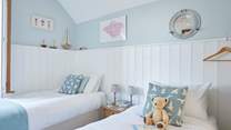 Bedroom 2 with comfortable twin beds, perfect for adults or children.