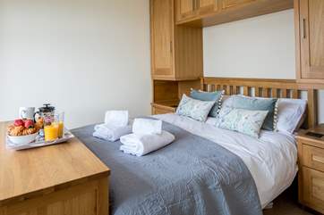 The annexe bedroom is perfect for a great night's sleep.