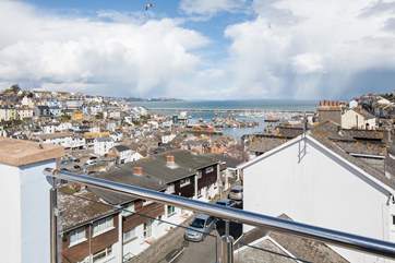 Brixham harbour feels so close you could touch it.