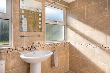 The family wet-room has a walk-in shower!