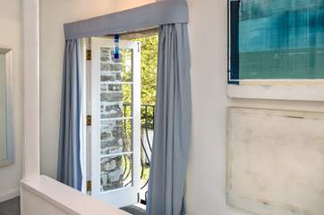 There is a Juliet balcony off the bedroom - open the doors in the morning and listen to the sounds of the countryside.