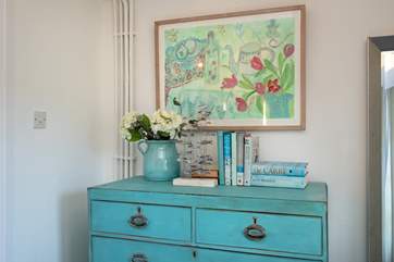 The cottage is beautifully styled.
