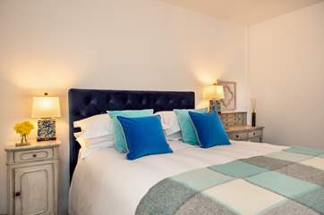 The super comfy bed will ensure you get a good night's sleep.