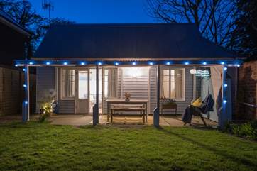 Sit out in the warm summer evenings in your holiday idyll.