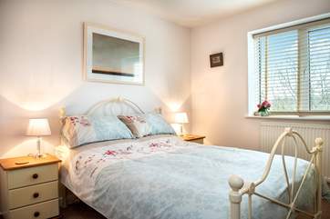 There are two pretty double bedrooms.