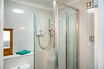 The en suite shower-room for Bedroom 1.