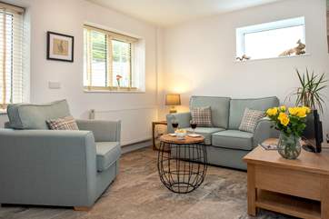 Plenty of room in the sitting-room to unwind and relax.