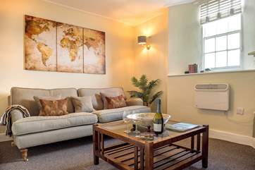 The sitting-room is a lovely room in which to unwind and relax.