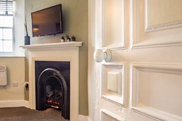 There are lovely features throughout Orangery Lodge, adding to the overall charm and character.