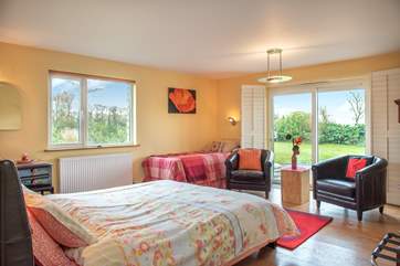 Bedroom 2 is a light and airy room and can accommodate up to three people.