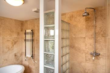 ...a separate shower cubicle