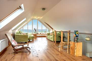 The sitting-area runs the full length of Skylark.