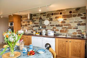 The kitchen/dining-room is on the ground floor.