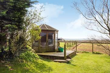 Enjoy more of those views from the summer-house.