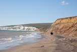 Compton Bay is within a ten minute drive, a popular spot for surfing.