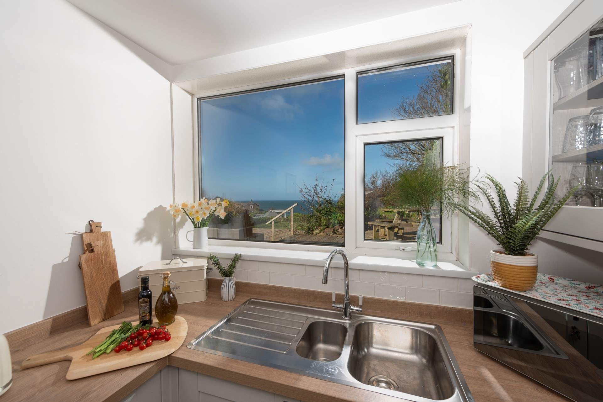 Washing up won's be such a chore with a view like that. 