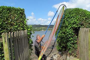 For those who fancy having a go at watersports, your private access to the water is perfect for those who wish to canoe, surf, paddleboard or simply swim.