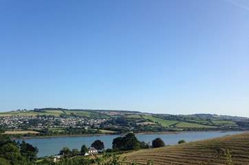 What stunning views over the water. You can see for miles on a clear day.
