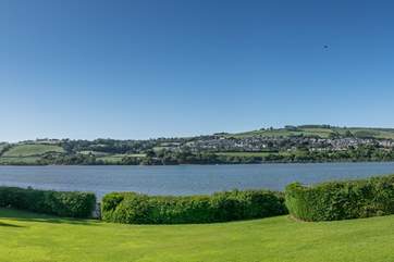 What a view! However if you want to get a little closer, your gated private access is nestled discreetly in the hedgerow at the bottom of the lawn.