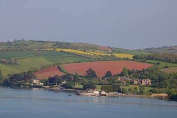 The rolling countryside is such a picture-perfect sight.
