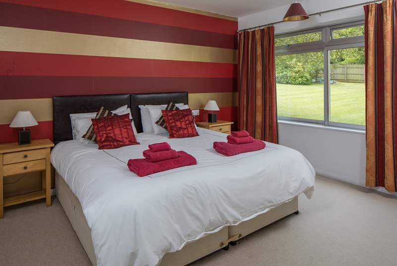 Bedroom two offers a super-king sized bed which can also be configured into two single beds if preferred.