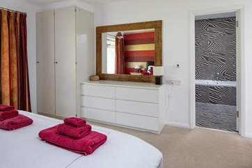 Bedroom two is super spacious.
