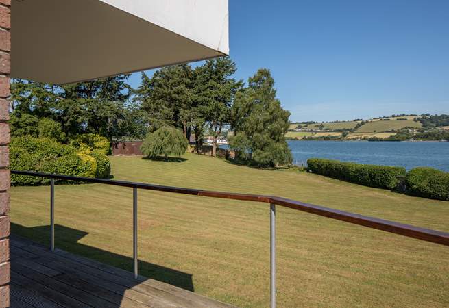What a fabulous view from the comfort of your own raised decking area.