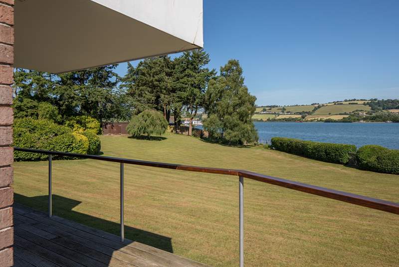 What a fabulous view from the comfort of your own raised decking area.