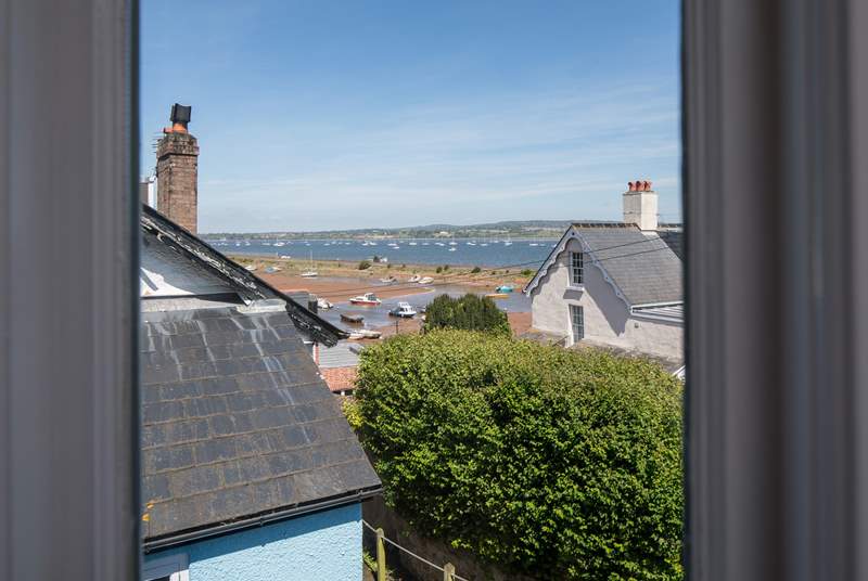 Bedroom two also boasts amazing harbour views.
