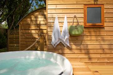 A dip in the hot tub is a must.