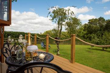Dining al fresco is a must.