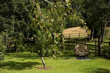 There's a fire-pit, ideal for toasting marshmallows over.