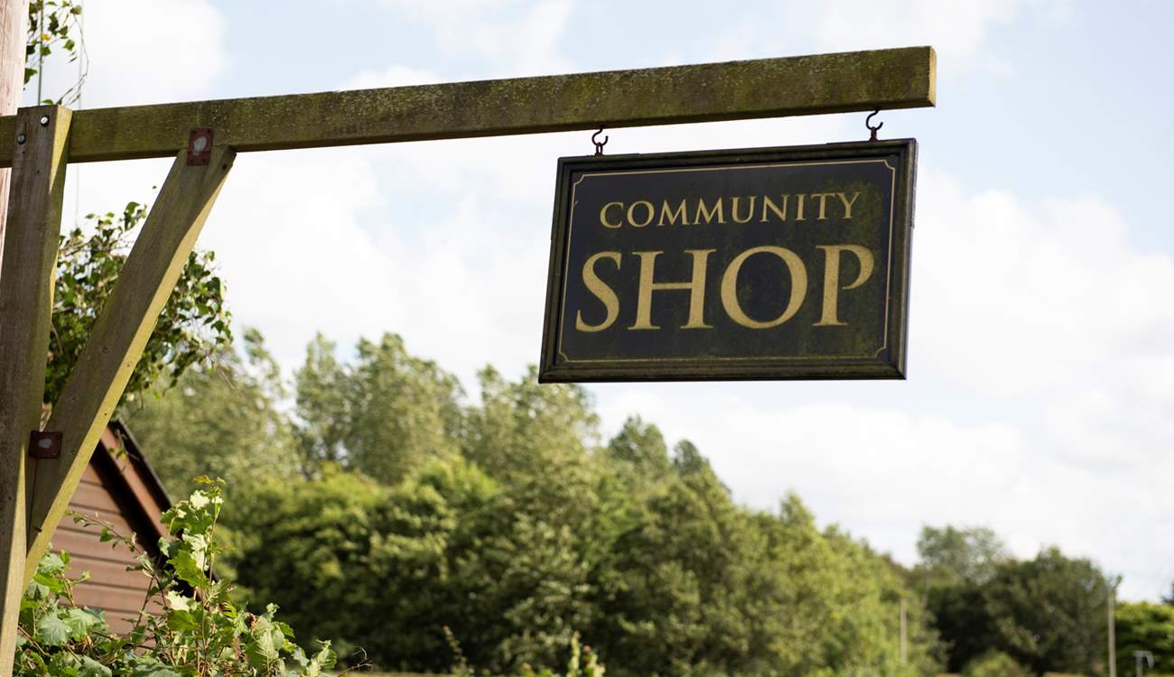 And there's a community shop for provisions too.