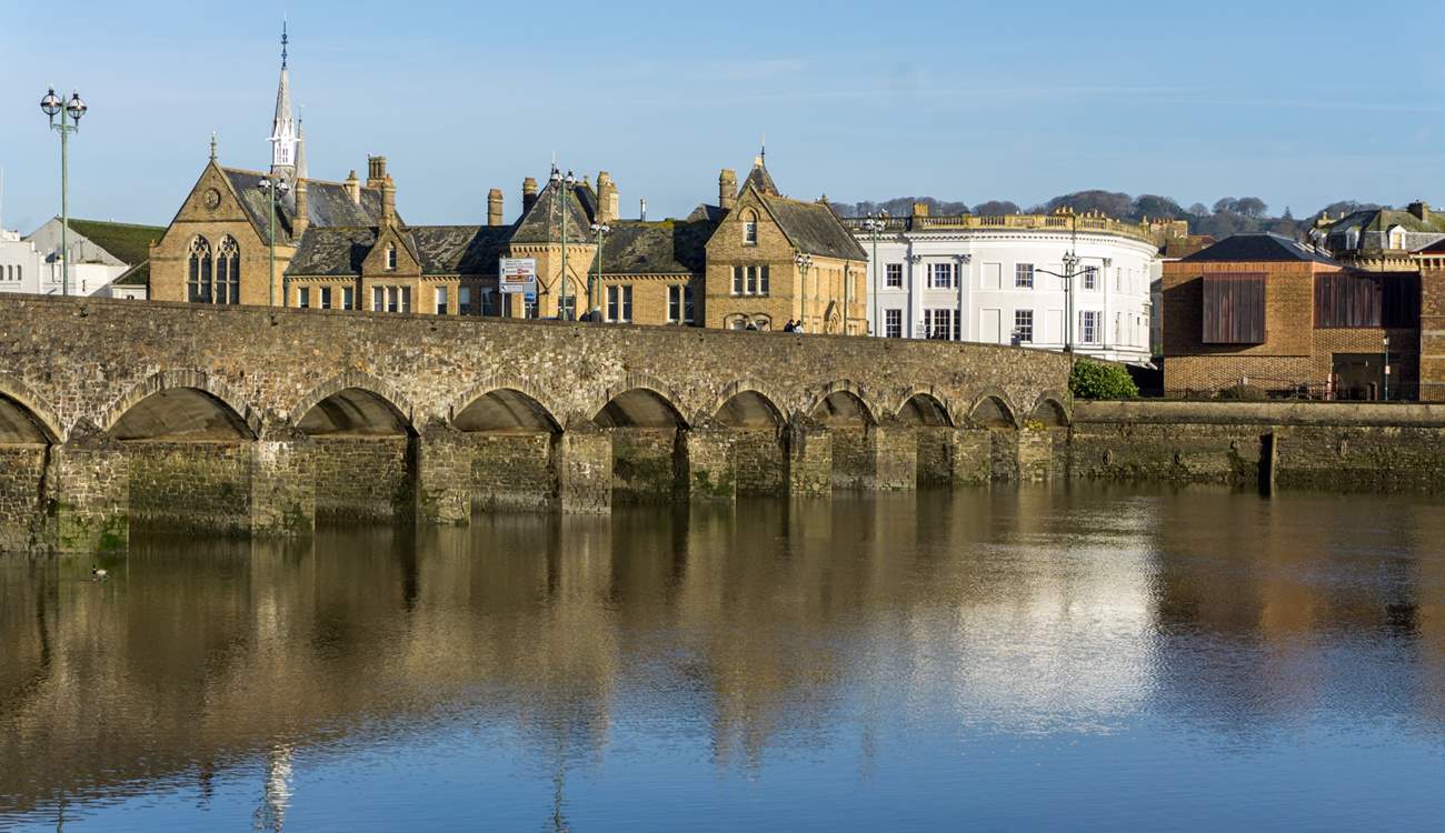 The pretty market town of Barnstaple.