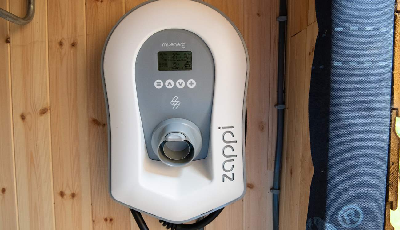 Horseshoe Shepherd's Lodge has a very handy electric car charging point.