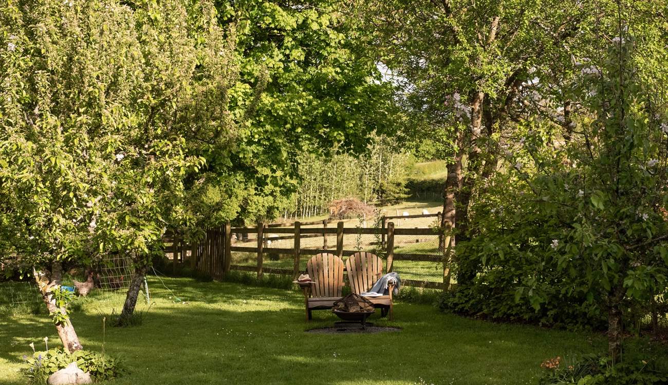 Slow afternoons are best spent in this sun-dappled spot.