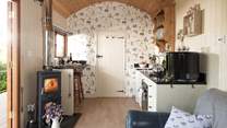 The open plan living space is utterly delightful.