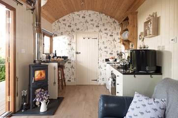 The open plan living space is utterly delightful.