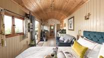 The lodge is a beautifully crafted, charming retreat.