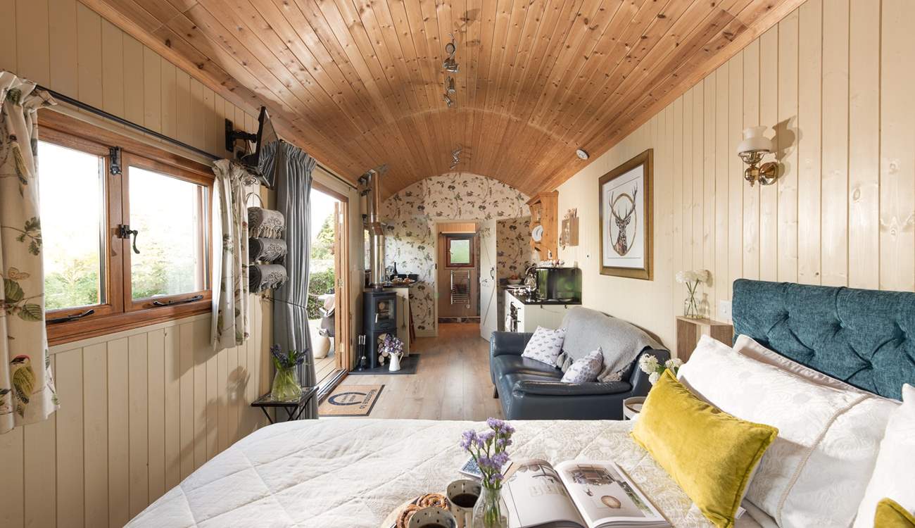 The lodge is a beautifully crafted, charming retreat.